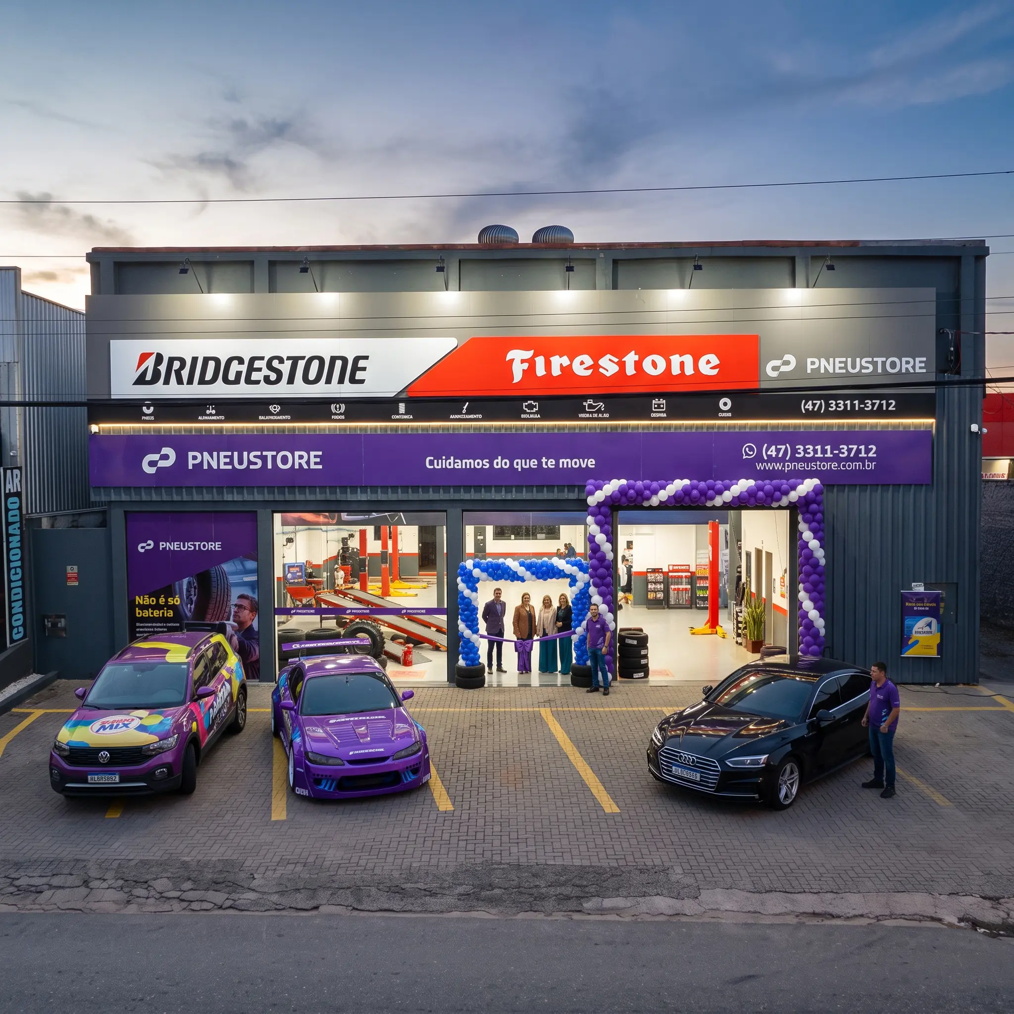 Encontre a qualidade Firestone nas lojas físicas PNEUSTORE